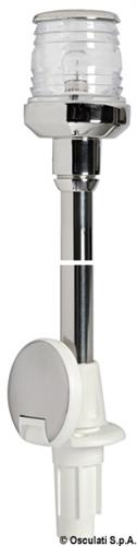 Asta fanale amovibile 100 cm inox